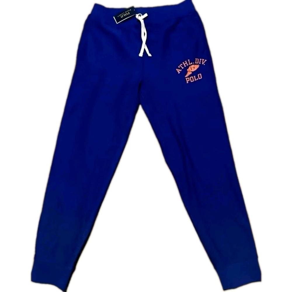 Polo Ralph Lauren Blue Track Pant Sweatpants P Wing Athl Dept Mens Size 2XB NWT
